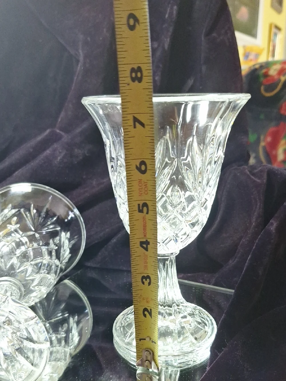 Godinger Clear Cut-Pattern Goblets - Set of 2